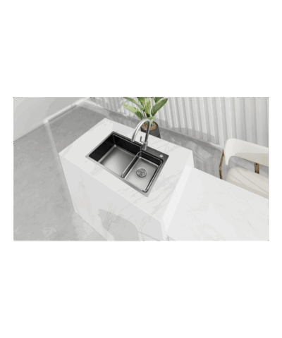 Alternative view of Bộ chậu rửa chén inox 304 LUSHINE D003