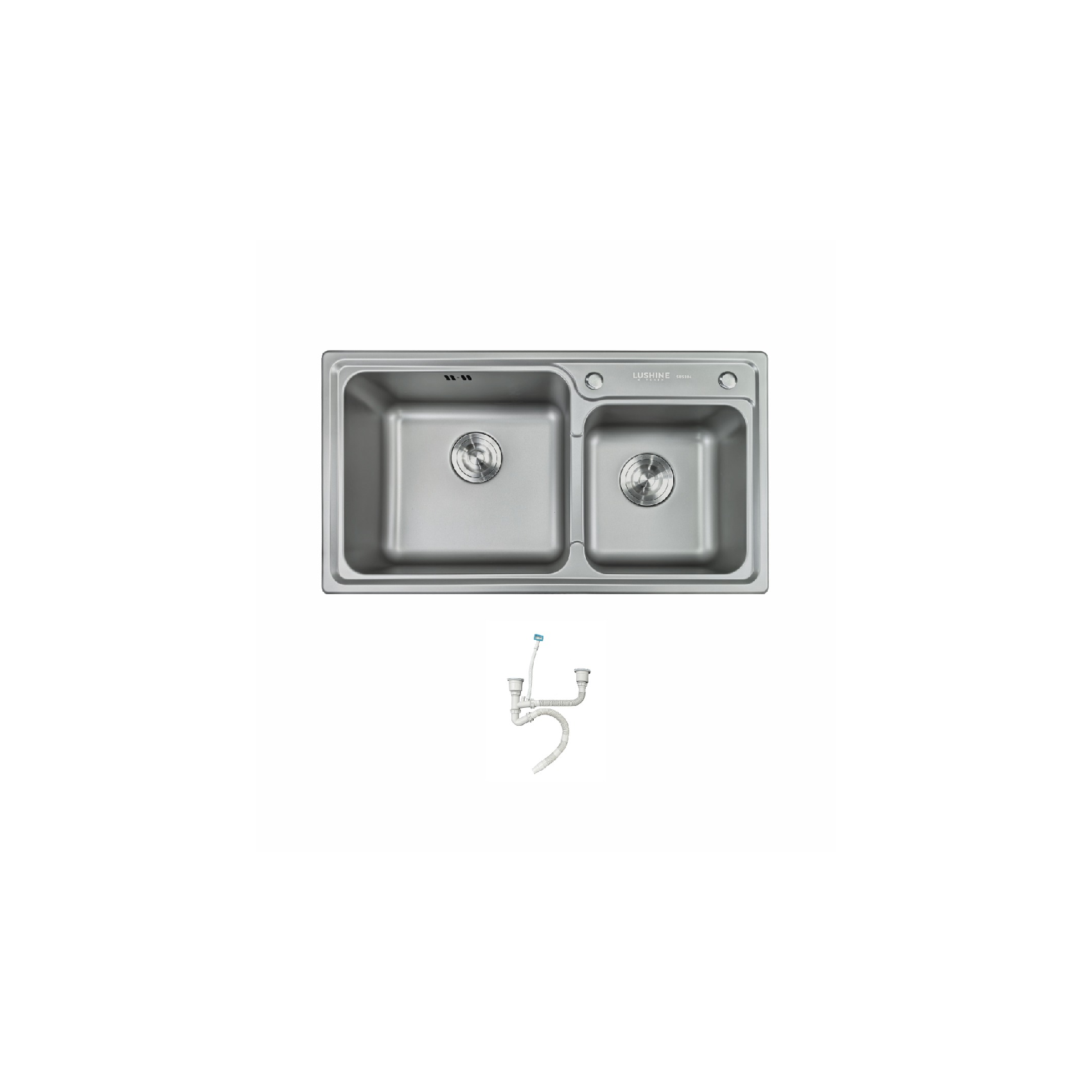 Bộ chậu rửa chén inox 304 LUSHINE D005