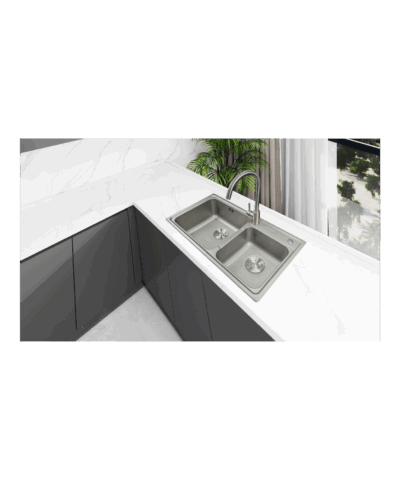Alternative view of Bộ chậu rửa chén inox 304 LUSHINE D005